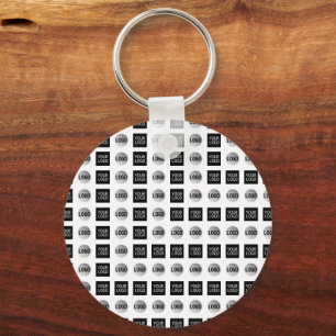 Geometric 2 Logo Pattern Design Key Ring