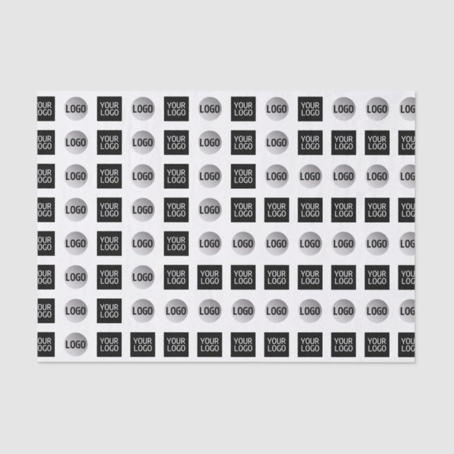 Geometric 2 Logo Pattern Design Tissue Paper (Front)