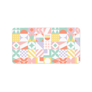 geometric #32 label