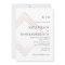 Geometric 5x7 Wedding Invitation