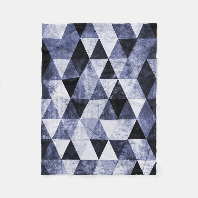 Geometric #965 fleece blanket (Front)