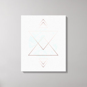 Geometric Abstract Art Design Canvas Print