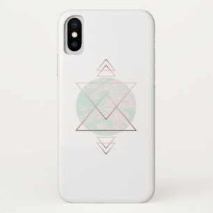 Geometric Abstract Art Design iPhone X Case