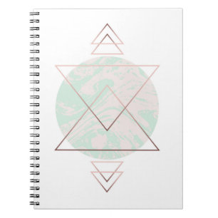 Geometric Abstract Art Design Notebook