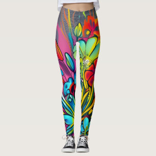 Geometric Abstract art Leggings