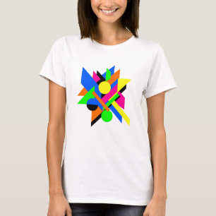 Geometric Abstract Art Modern Bold Design T-Shirt