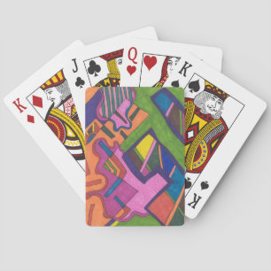 "Geometric" Abstract Art Playing Cards