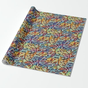 Geometric Abstract Art Wrapping Paper