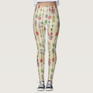 geometric abstract bauhaus leggings