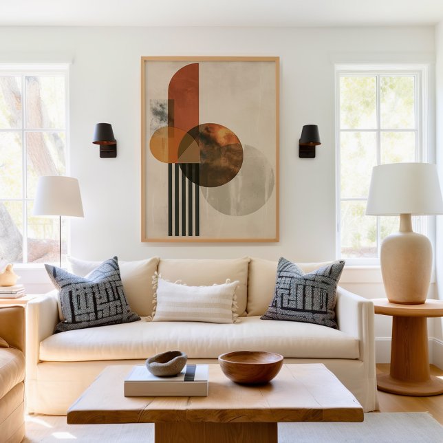 Geometric Abstract Boho Poster (Creator Uploaded)