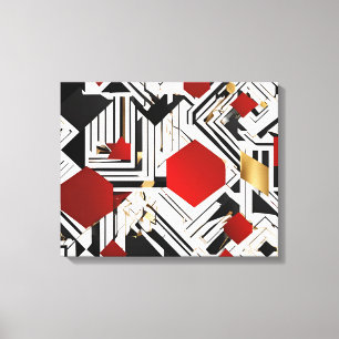 Geometric Abstract Canvas Print
