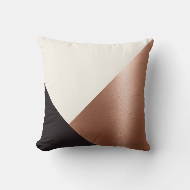 Geometric Abstract Colour Block Cushion (Front)