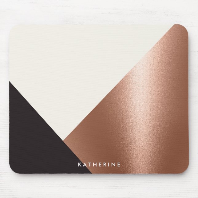 Geometric Abstract Colour Block Mouse Mat (Front)