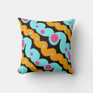 Geometric abstract cushion