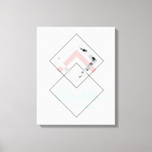 Geometric Abstract Design Canvas Print