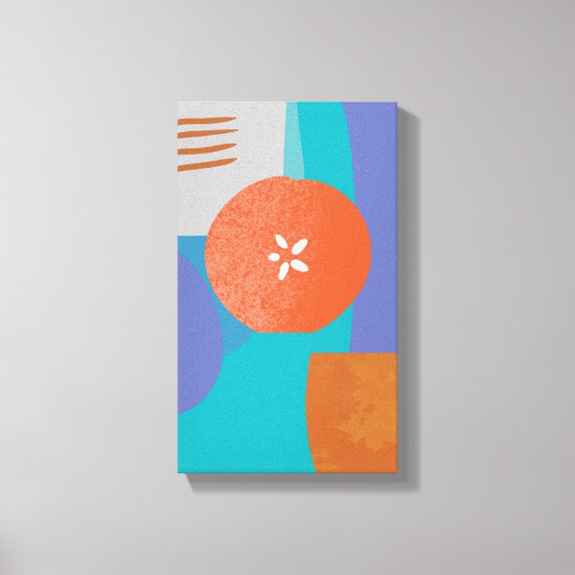 Geometric Abstract Elegant Web Canvas Print (Front)