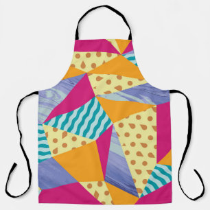 Geometric, abstract elements: decorative seamless apron