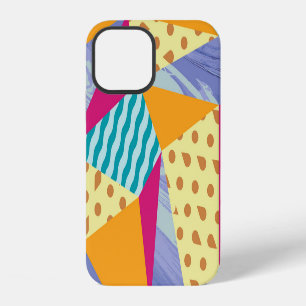 Geometric, abstract elements: decorative seamless iPhone 12 case