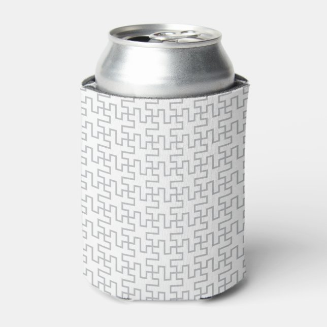 Geometric Abstract Floor Design Can Cooler (Can Front)
