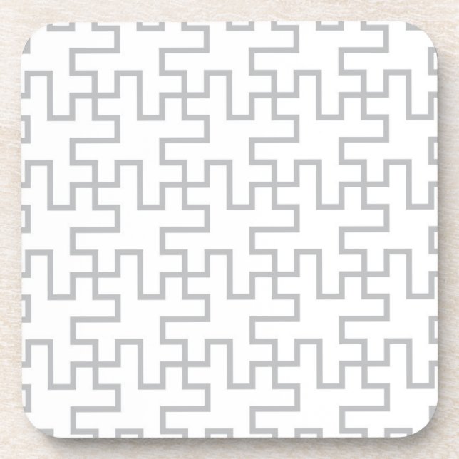 Geometric Abstract Floor Design Coaster (Front)