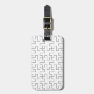 Geometric Abstract Floor Design Luggage Tag