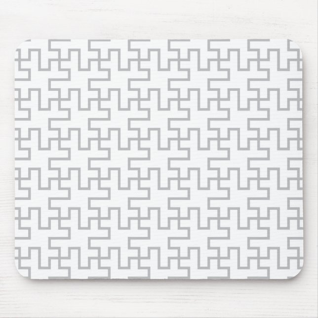 Geometric Abstract Floor Design Mouse Mat (Front)