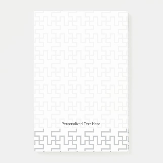 Geometric Abstract Floor Design Post-it Notes (Front)