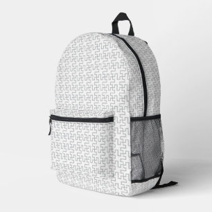 Geometric Abstract Floor Design Printed Backpack