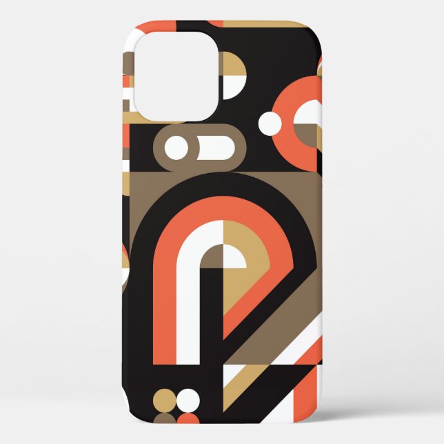 Geometric Abstract: Futuristic Artwork Design. Case-Mate iPhone Case (Back)