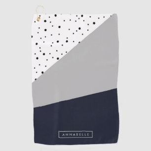 Geometric Abstract Golf Towel