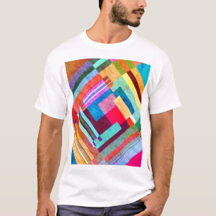 Geometric abstract, graphic colour background. T-Shirt