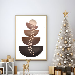 Geometric abstract modern minimal wall art poster