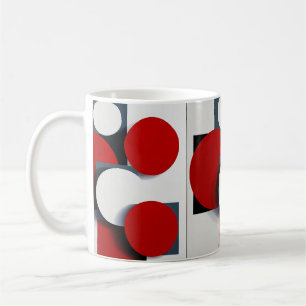 🔴 Geometric Abstract Morning Mug 🔴