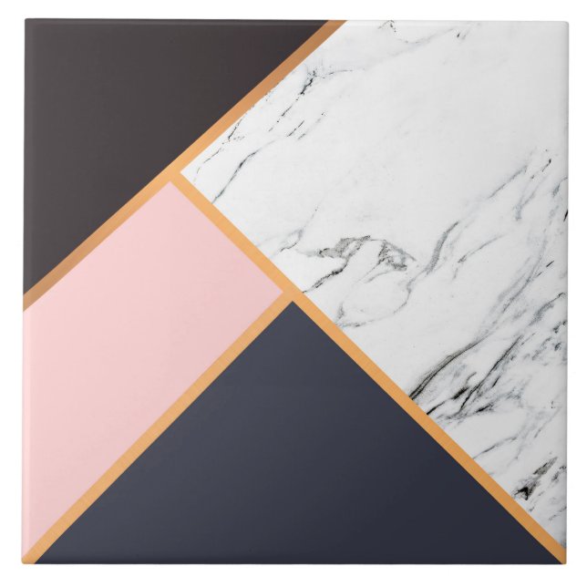 Geometric Abstract Mosaic Tile (Front)