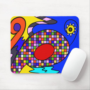 Geometric abstract mouse mat