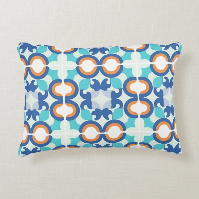 Geometric Abstract Pattern Decorative Cushion (Front)
