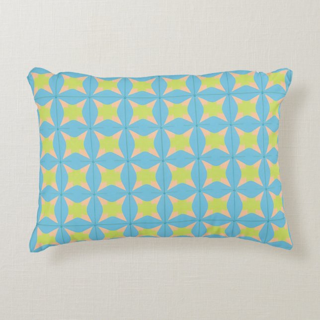 Geometric Abstract Pattern Decorative Cushion (Front)