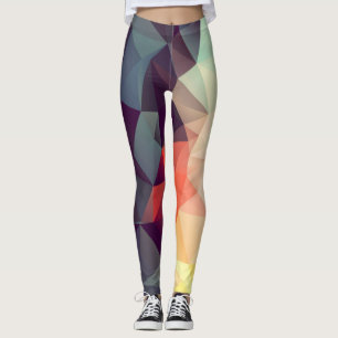 Geometric Abstract Pattern Leggings