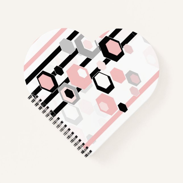 Geometric abstract pattern notebook (Front)
