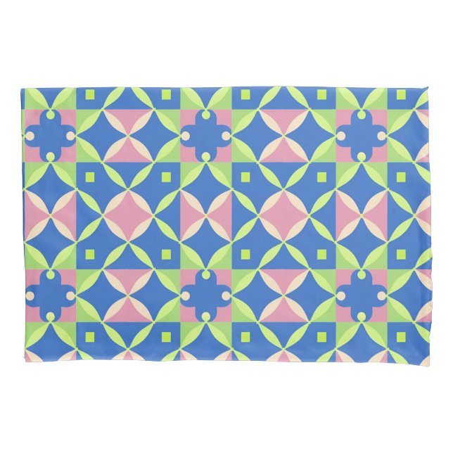 Geometric Abstract Pattern Pillowcase (Front)