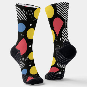 Geometric Abstract Pattern Socks