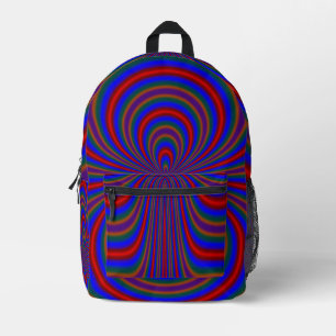 Geometric Abstract Printed Backpack