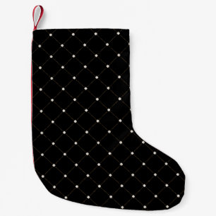 Geometric abstract seamless repeating vintage orna small christmas stocking