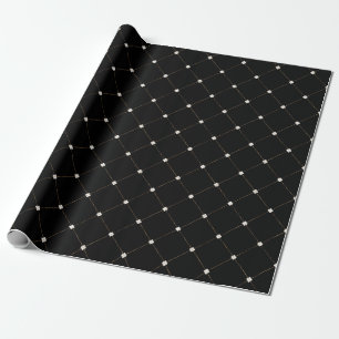 Geometric abstract seamless repeating vintage orna wrapping paper