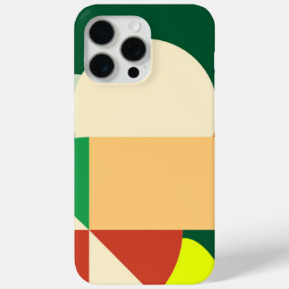 Geometric Abstract Shaped Bright Colourful Modern iPhone 15 Pro Max Case