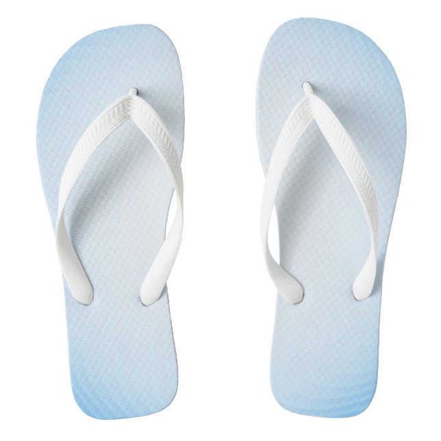 Geometric Abstract Swirl Background Flip Flops (Footbed)
