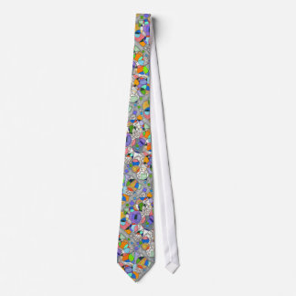 Geometric abstract tie