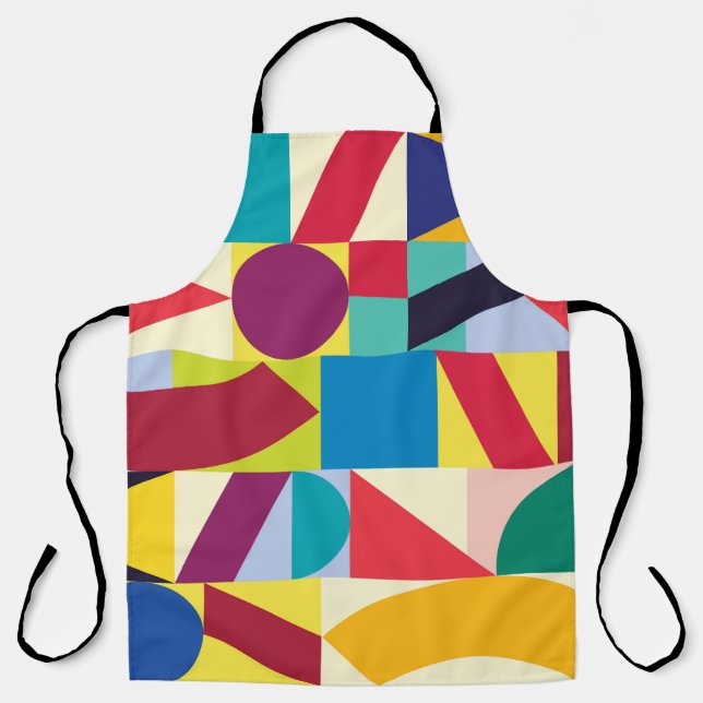Geometric Abstract: Vintage Seamless Pattern. Apron (Front)