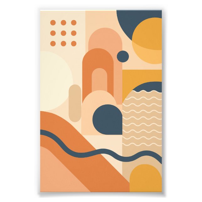 Geometric Abstract Wall Art (Front)