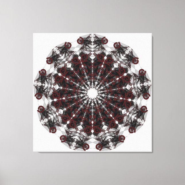 Geometric Abstraction Canvas Print (Front)